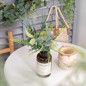 CallaFloral Ramo de Eucalipto Artificial Verde de Plástico, Decoración para Bodas, Estilo INS, Decoración para el Hogar, Arreglo para Jarrón - Product Image 1