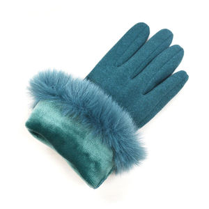 Fabricant de gants, vente en gros, gants en cachemire multicolores pour femmes, mode hiver, gants en velours chauds avec écran tactile - Product Image 5
