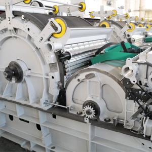 Tongda fa206b máy móc dệt bông chải máy với máng trung chuyển và tự động san bằng - Product Image 5