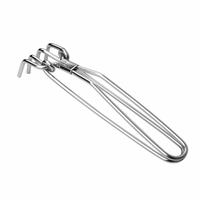 Poignée pour bol en acier inoxydable 21 cm |   Pince à repasser les plats chauds avec une prise sécurisée |   Support de service de cuisine de qualité alimentaire pour la maison