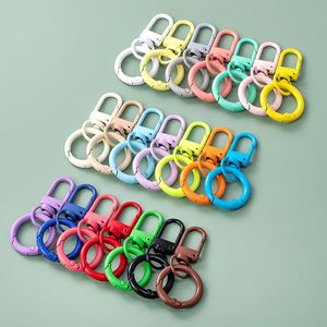 Llavero de 3.2 cm + Llavero de Resorte de 2.4 cm, Llavero de Caramelo para Accesorios de Bricolaje, Dijes para Bolsos, Llaveros, Anillo en <span class=keywords><strong>O</strong></span>, Hebilla, Gancho para Llaves - Product Image 2