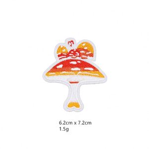 <b>Iron</b> on Embroidered Various Kawaii Mushroom Patches for Kids Clothes Bag - Product Image 4