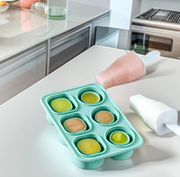 Moule à sucettes glacées Eversoul multifonctionnel en silicone et PP de qualité alimentaire, pliable, pour la fabrication de glaces maison