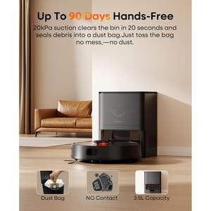 Robot Aspirador y Fregasuelos Uninell con Autovaciado, 7000Pa, Navegación Lidar, Alimentado por Batería, Limpieza Inteligente para el Hogar - Product Image 2