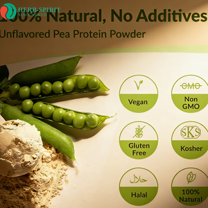 Polvere di Proteine Isolate di Pisello Idrolizzate 100% Biologiche, Non-OGM, 80% Proteine Isolate di Pisello in Polvere |   Proteine Vegane a Base Vegetale - Product Image 3