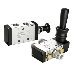 วาล์วควบคุมลมแบบก้านโยกสองตำแหน่งห้าทาง XingLai รุ่น 4R210-08 ขนาด 1/4 นิ้ว - Product Image 1