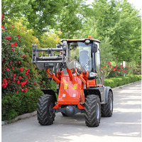 Vendita calda marchio Everun ER12 1200kg Joystick elettrico Mini secchio Farm con caricatore frontale