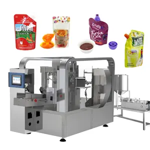 Automatic Milk Pouch Filling Machine Spout Inserting Machine Vinegar Packing Machine