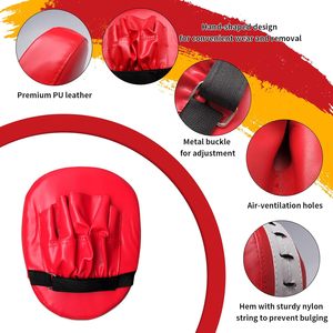 TANEMUDO - Juego <span class=keywords><strong>de</strong></span> Palas <span class=keywords><strong>de</strong></span> <span class=keywords><strong>Taekwondo</strong></span> Ajustables y Suaves con Muñequeras - Entrenamiento <span class=keywords><strong>de</strong></span> Boxeo, Karate, Muay Thai, MMA - Product Image 4