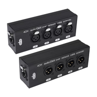 Câble Ethernet DMX XLR 4 canaux mâle vers RJ45, prolongateur multi-ports pour éclairage de scène
