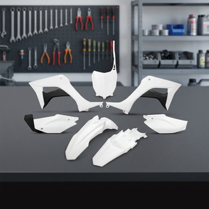 Kit di plastica 041 bianco per accessori moto Honda CRF 110F 2019-2025 - Product Image 2