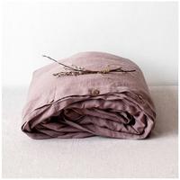 Ensembles de Linge de Lit de Luxe 100% Lin Personnalisés Housse de Couette, Drap et Taie d'Oreiller Inclus Pour Lit Queen, King, Double et Simple