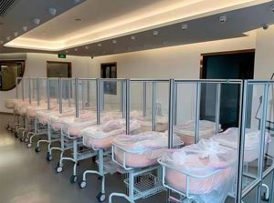 Babywieg voor pasgeborenen, ziekenhuisbed, handmatig bedje met comfortabel meubilair voor babyverzorging - Product Image 6