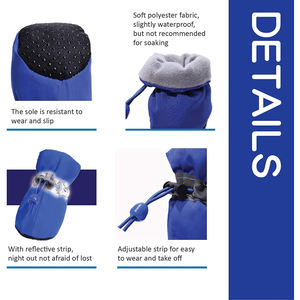 Et og-zapatos aterproof para perro, <span class=keywords><strong>botas</strong></span> protectoras, calcetines para cachorro - Product Image 5