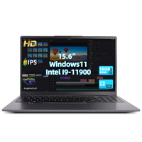 Nouvel Ordinateur Portable de Jeu Marque Personnalisée 2025, Intel I9 11e Génération 8 Cœurs, Windows 11, USB3.0, RJ45, Clavier Anglais