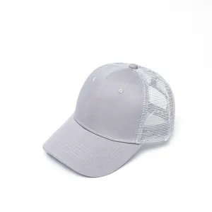 Become a supplier Custom High Quality Embroidery Logo Mesh Blank Plain Outdoor Sunshade Trucker Hats Sports Caps