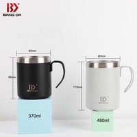 En acier inoxydable isolé sous vide tasse à café personnalisée à triple paroi flacons à vide