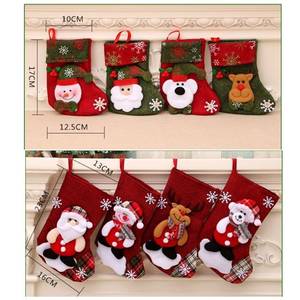 Suspendu Père Noël Bonhomme <span class=keywords><strong>De</strong></span> Neige Poupées Dessin Animé Bonbons Cadeau Jouet Bas Gants XMAS Arbre Ornement Chaussette pour Fête <span class=keywords><strong>De</strong></span> Noël Maison Chambre Décor - Product Image 5