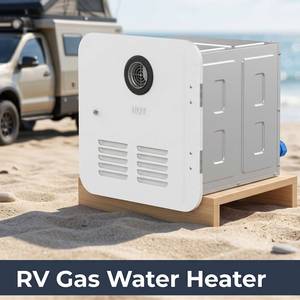 Chauffe-eau instantané au <span class=keywords><strong>gaz</strong></span> propane compact et peu encombrant pour <span class=keywords><strong>camping</strong></span>-cars et voitures, idéal pour les petites caravanes de voyage - Product Image 6