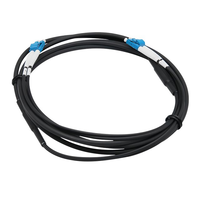 LC-LC 100M kabel serat optik antiair luar ruangan dupleks Mode tunggal 7.0mm LSZH lapis baja untuk kabel 5G FTTA