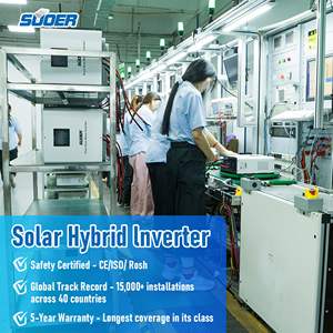 عاكس طاقة شمسية هجين خارج الشبكة بموجة جيبية نقية 1 كيلو فولت أمبير 2 كيلو فولت أمبير 3 كيلو فولت أمبير 4 كيلو فولت أمبير 4 كيلو واط 5 كيلو فولت أمبير 230 فولت مدمج بتقنية MPPT لأنظمة الطاقة الشمسية - Product Image 4