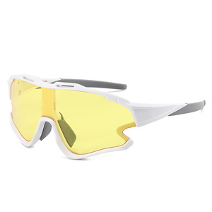 Xsy Sports Sunglasses Pc Frame Polarized Lens Uv400 Outdoor Cycling <b>Glasses</b> White Color - Product Image 3