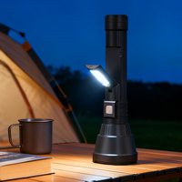 Linterna LED de Alta Potencia Recargable por USB, Súper Brillante, con Zoom, de Alta Luminosidad, para Emergencias