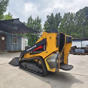 1ton Derette XC1100 Mini Skid Steer Construction Machine <b>Earth</b>-<b>moving</b> <b>Machinery</b> Engine Track Mini - Product Image 2
