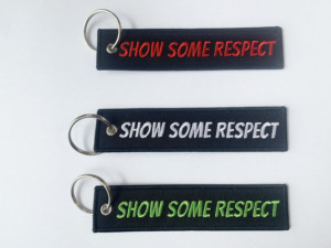 Tùy chỉnh thêu cho tôi thấy một số tôn trọng chuyến bay thẻ chìa khóa với vòng chìa khóa móc dây buộc thẻ khuyến mại hàng không Keychain cho các phím - Product Image 2