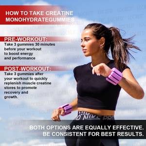 Les bonbons à la créatine, les bonbons de nettoyage musculaire et les bonbons de supplément fournissent de l'énergie aux hommes et aux femmes. - Product Image 3