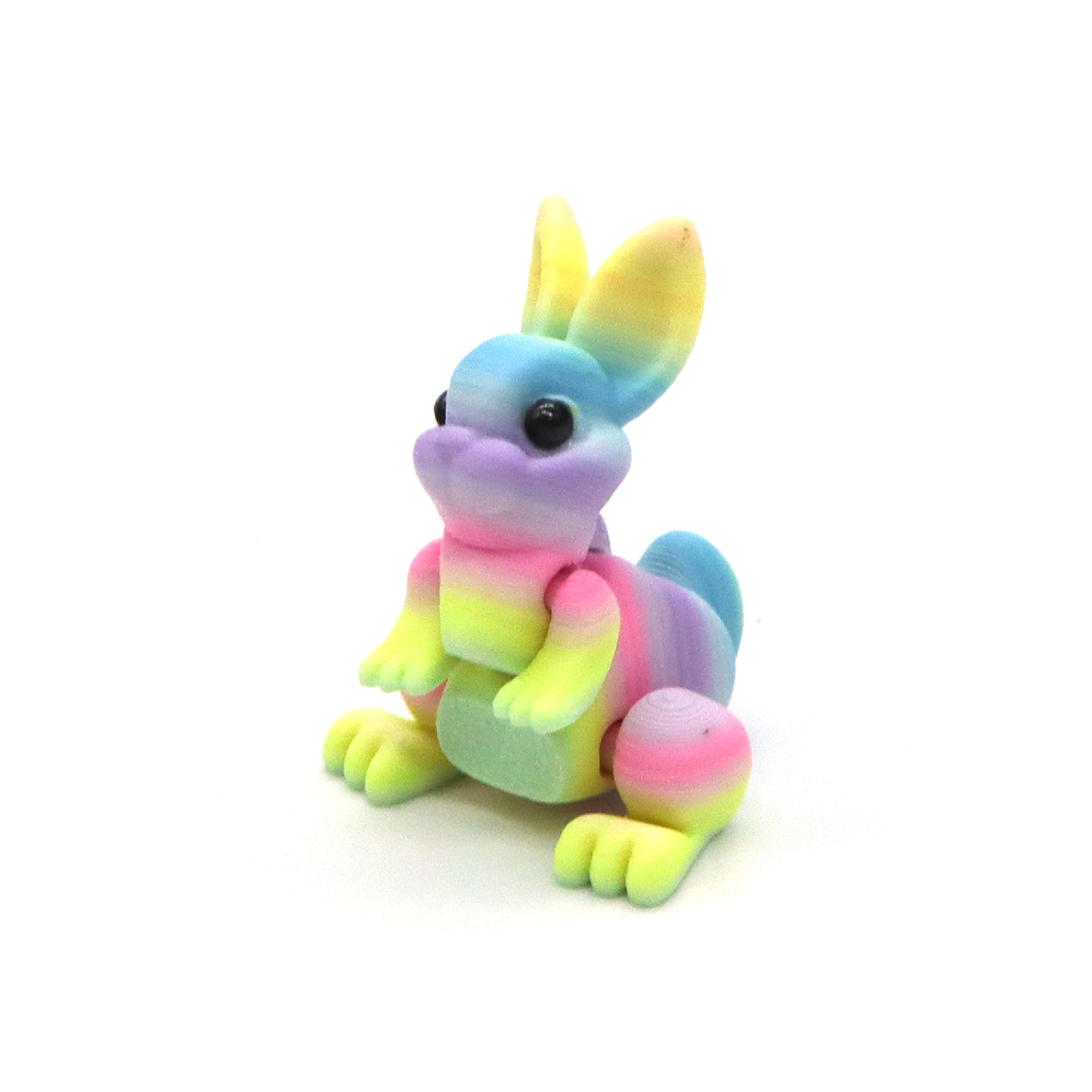 4cm hinged rabbit-crayon color