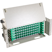 Rak 48 Inti Dudukan ODF Distribusi Serat Optik Bingkai ODF Box Panel Patch untuk Rak 19 Inci