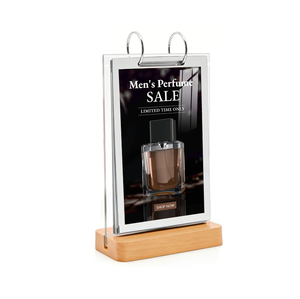 Elegante Soporte Ergonómico <span class=keywords><strong>de</strong></span> Acrílico para Múltiples Páginas, Exhibidor <span class=keywords><strong>de</strong></span> Documentos para Vestíbulo <span class=keywords><strong>de</strong></span> Banco, Oficina <span class=keywords><strong>de</strong></span> Abogados, Marco Profesional para Negocios - Product Image 5