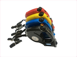 Trela Do Cão Iluminado 4,5 metros Cordão Redondo Flat <span class=keywords><strong>Belt</strong></span> Dog Trela Do Cão Retrátil Automática com Luz com Saco De Lixo - Product Image 6