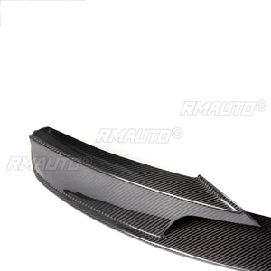 For 2012-2018 BMW F30 F31 F35 3 Series M Sport Front Bumper <b>Lip</b> <b>Splitter</b> DIffuser Spoiler Carbon Fiber Look Glossy Black - Product Image 5