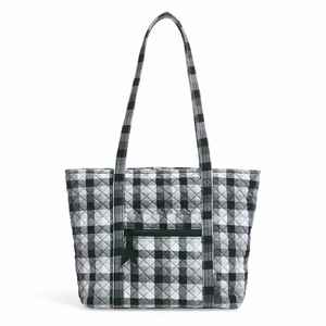 Sac fourre-tout avec motif à carreaux personnalisé, compartiment spacieux, poignées renforcées, matériau léger, pour femmes - Product Image 3
