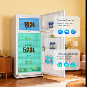 Refrigerador Grande de 708L con Elegante Luz Interior, Doble Puerta, Congelador Superior, Neveras Inteligentes para el Hogar - Product Image 4