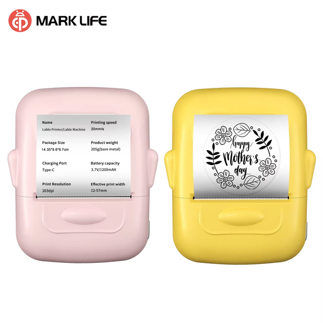 Portable 50mm Smart Barcode & Thermal Label Printer 2 Inch Mini Sticker Printer for All Needs in Stock!