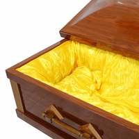 Ooden-ataúd de madera de alta calidad, cofre barato usado, a la venta