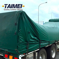 600g imperméable résistant aux UV PVC enduit bâche tissu rouleau résistant à la déchirure taille personnalisée PVC toile à plat camion bâche