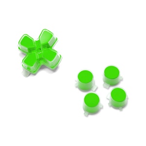 ปุ่ม D-pad แบบสองสีเขียวและใส สำหรับเปลี่ยนปุ่มแอคชั่นแบบกำหนดเอง ไม่มีลายตัวอักษร สำหรับคอนโทรลเลอร์ PS5 - Product Image 6