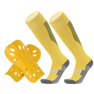 Calcetines Deportivos Unisex Coloridos y Elegantes para Correr, Fútbol y Entrenamiento, Calcetines de Fútbol Hasta la Rodilla, Juego de 2 Pares, <span class=keywords><strong>Espinilleras</strong></span> y Calcetines de Fútbol - Product Image 2