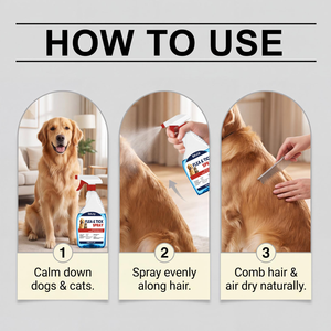 <span class=keywords><strong>Spray</strong></span> anti-puces et anti-tiques doux de qualité supérieure pour le soin quotidien du pelage des chiens et des chats - Product Image 6