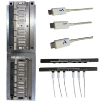 Molde de Inyección Personalizado para Conectores USB, Molde de Plástico de 6 Cavidades para Máquina de Inyección Vertical