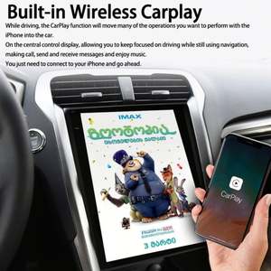 Reproductor Multimedia para Auto con Pantalla Android Tesla de 12.1 Pulgadas y 256 GB de ROM para Ford Mondeo 2016 Fusion, Radio 2DIN, GPS, Unidad Principal Estéreo - Product Image 3