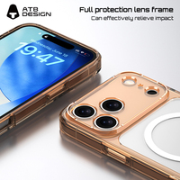 Étui de téléphone intelligent à charge magnétique sans fil ATB pour iPhone 18 Pro Coque Téléphone Capinha De Celular