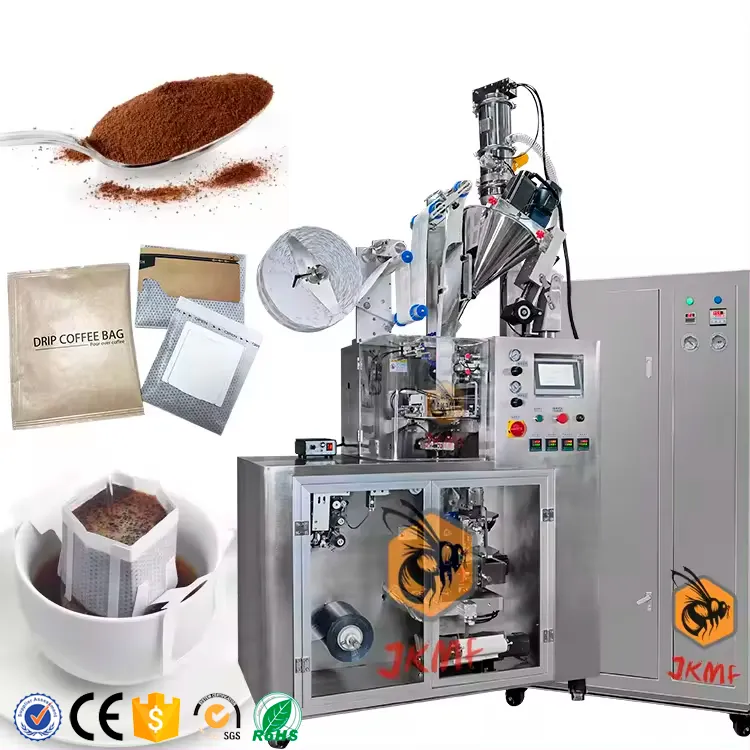 Automatic Drip Coffee Making Packing Machine With Nitrogen System Drip Coffee Bag Filling Packing Machine