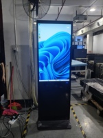 55 65 75 86 pouces Totem interactif intérieur Android moniteur Lcd affichage numérique haute luminosité publicité kiosque de signalisation numérique