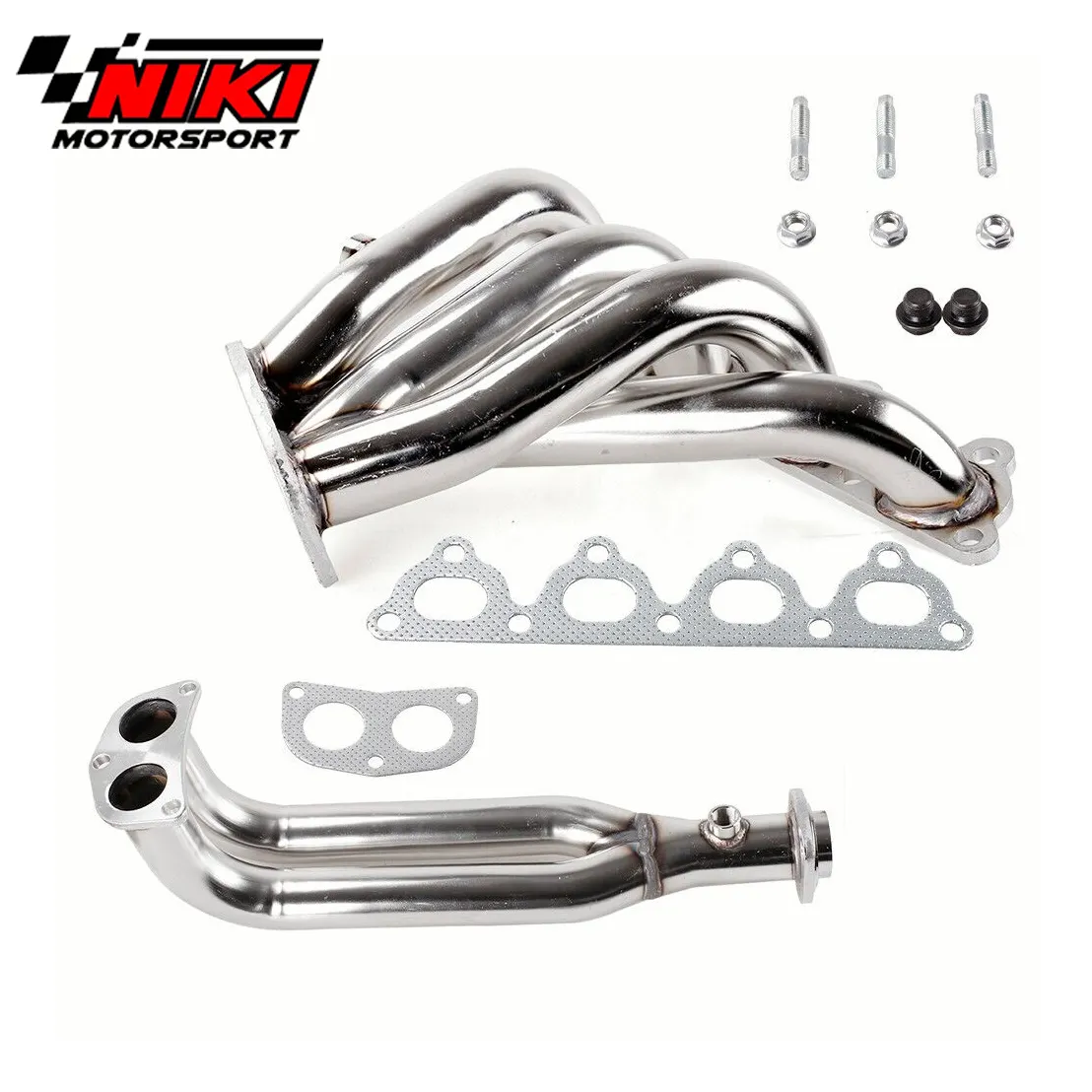 For Honda 1.5L / 1.6L D15/ D16 SOHC l4 engine model Stainless Steel Exhaust Piping Header Exhaust Manifold
