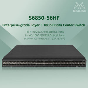 Conmutador de Acceso Inteligente de Alta Densidad Serie G H3C S6850 con 48 Puertos 25G y 8 Puertos 100G para Centros de Datos - Product Image 2